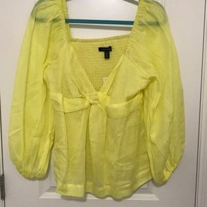 Banana Republic Yellow Women's Top